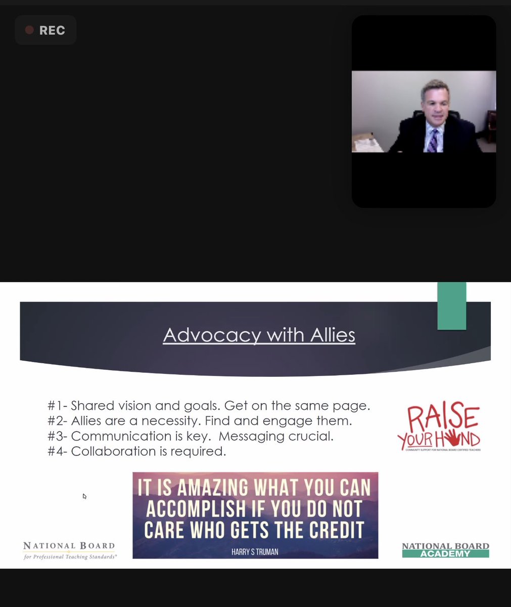 #NBAcademy This was powerful for me, “You can do anything but you can’t do everything!” #nationalboardteacher