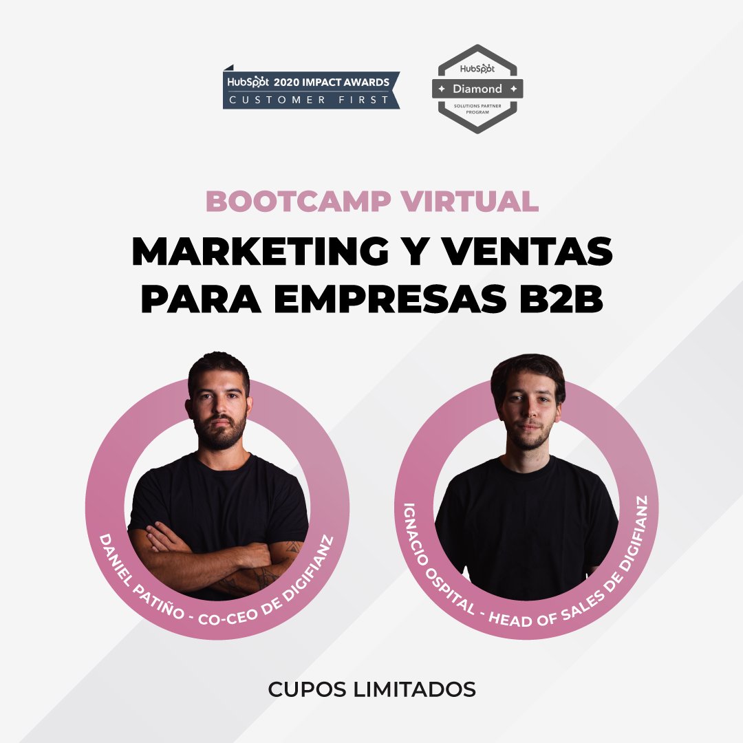 digifianz's tweet photo. Mejora tu estrategia de Marketing y Ventas:
Viernes 30 de julio
9 AM 🇲🇽 / 11 AM 🇦🇷 / 4 PM 🇪🇸
Puedes inscribirte: https://t.co/bxHF8RHxhb
.
#marketingdigital #bootcamp #marketingonline #onlinemarketing #marketingstrategy  #digifianz #inboundmarketing #inbound #marketing https://t.co/YZ7ZMNbKfW