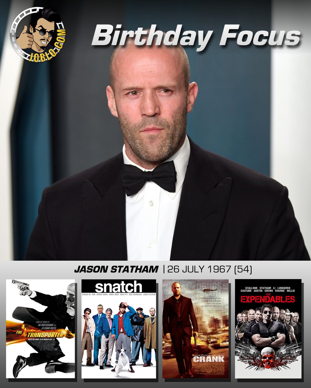 Wishing Jason Statham a very happy 54th birthday! 