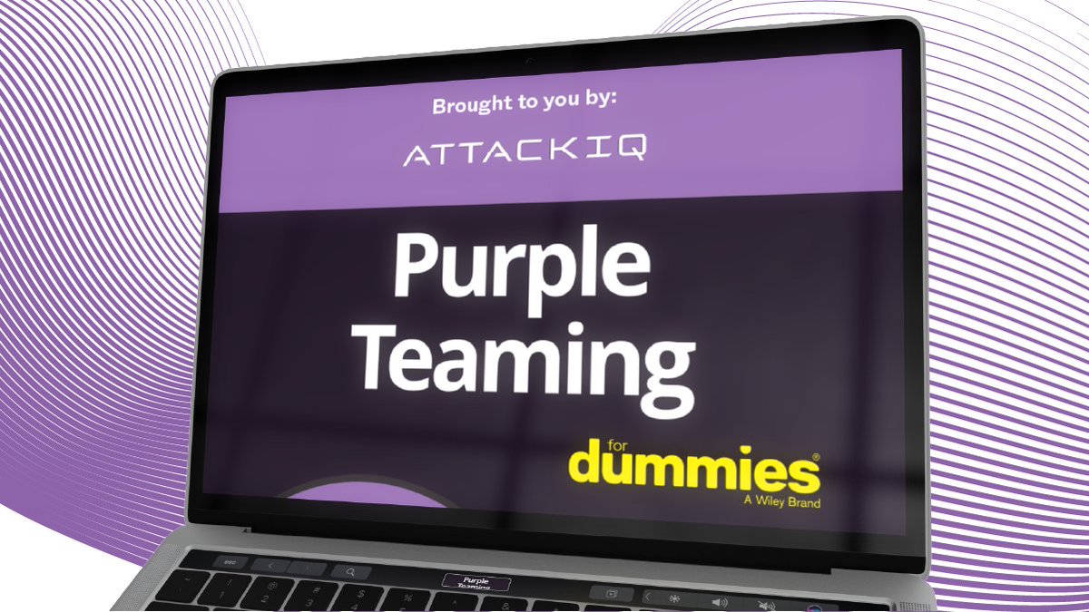 It's a bird... it's a plane... it's.. our brand new #ebook, Purple Teaming for Dummies! Check out our free guide on #purpleteaming and its function in building a comprehensive, threat informed defense: ow.ly/rqmV102Q69P #Infosec #Cybersecurity