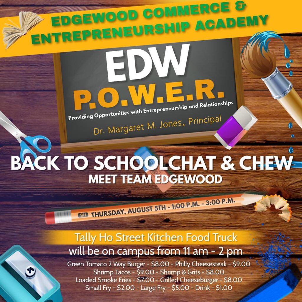 EDW P.O.W.E.R.  Meet Team Edgewood!!! 💚💛🐝 #EdgewoodExcellence #EdgewoodEntrepreneurs