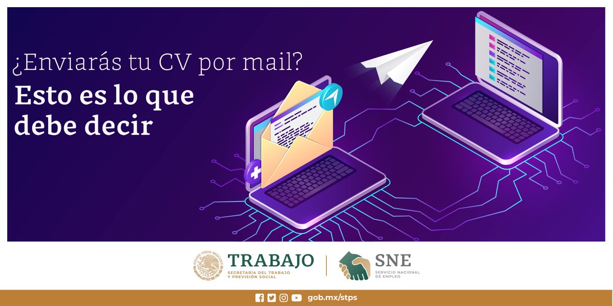 empleogob_mx's tweet photo. ☑ #TipsEmpleo Recuerda que además del tuyo, el reclutador recibe otras decenas más de correos. No tiene tiempo de leer algo muy extenso. ➡ https://t.co/ALE7Z57hdp https://t.co/ll8z5qHHxm