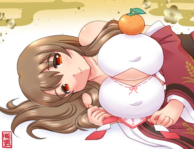 お正月小結さん(再掲)
#大関小結生誕祭 #アリスギアお絵かき 