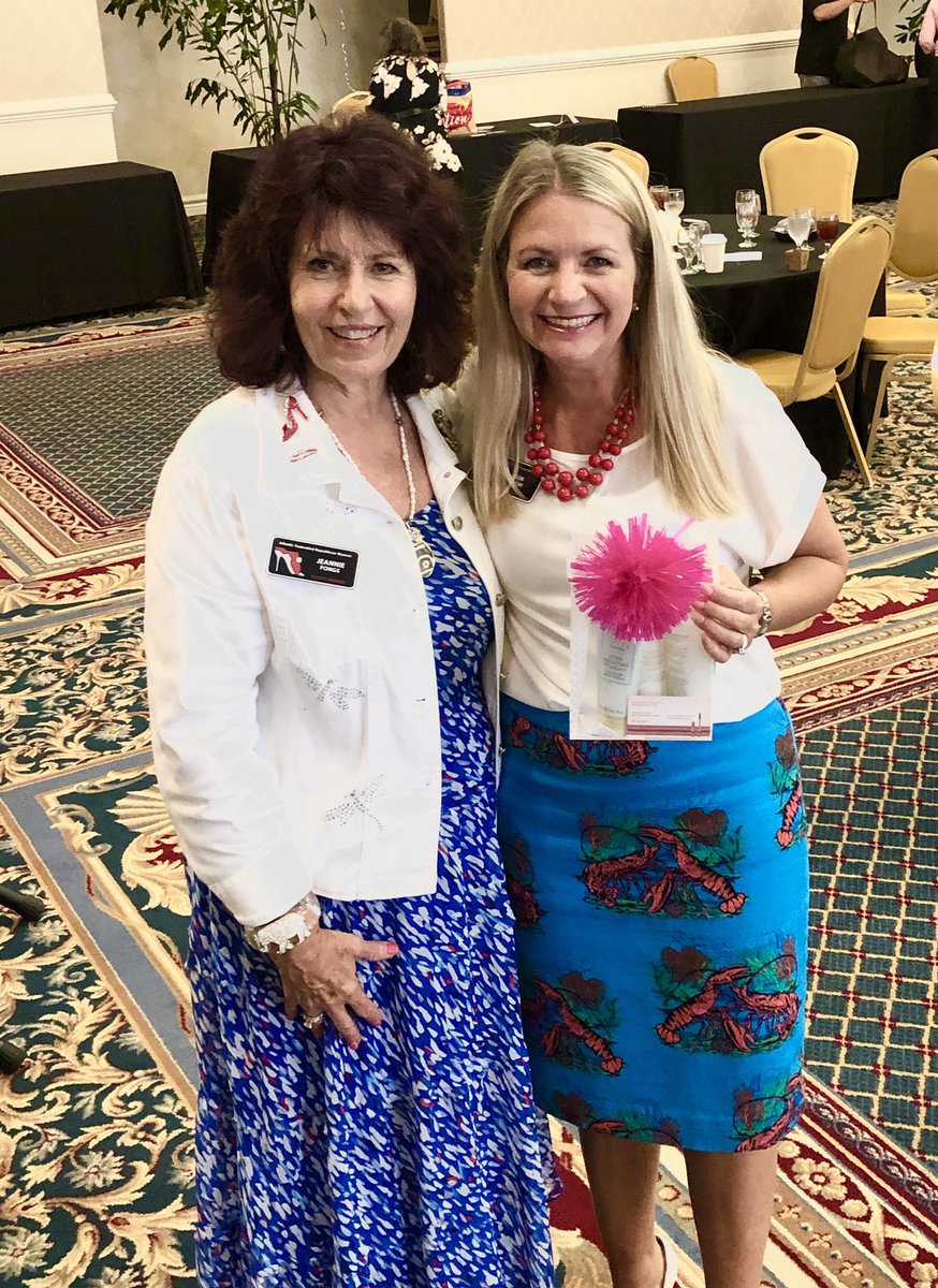 kashort5's tweet photo. Today was the July AFRW General Meeting & Luncheon. The luncheon featured an AFRW member Business Expo, and I won a gift from Mary Kay Cosmetics! (Iโm on a roll lately!!) ๐โค๏ธ๐๐๐๐ #AFRW #winning https://t.co/mfn3w6nRbZ