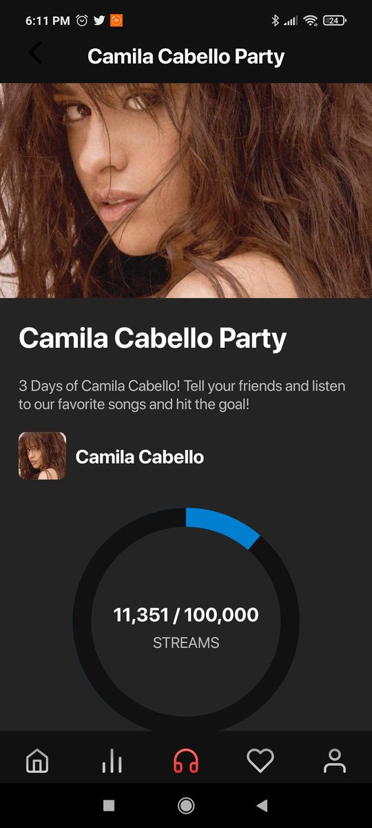camilaglobal's tweet photo. Hello! The @renaissanceapp is hosting a streaming party for Camila in the next days, all you have to do is download the App and connect with your Spotify account, after that you can keep streaming normally through Spotify, use this code to add us: 1NoAU https://t.co/zsWaOct09j https://t.co/1Viv7GH7yB