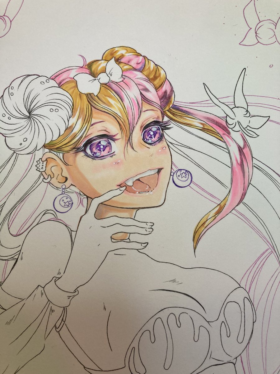 oakteaparty's tweet photo. Opinion time: chicken wings???

Live now with copic manga art! 🥳 coffee dream about donuts with me 💕

｡☆✼★━━━━━━━━━★✼☆｡
✨ https://t.co/kLiiFvHZE0 ✨
｡☆✼★━━━━━━━━━★✼☆｡ https://t.co/9La9WqPX5n