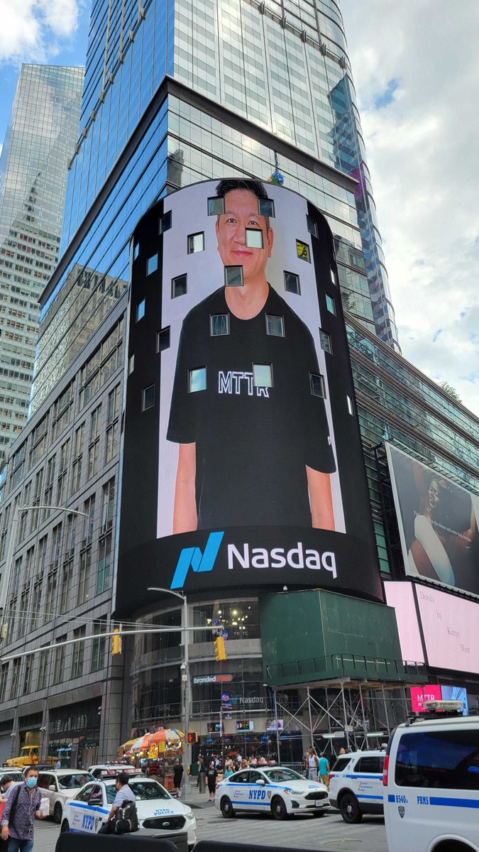 Life achievement unlocked -- my mug on the NASDAQ board! #mttr