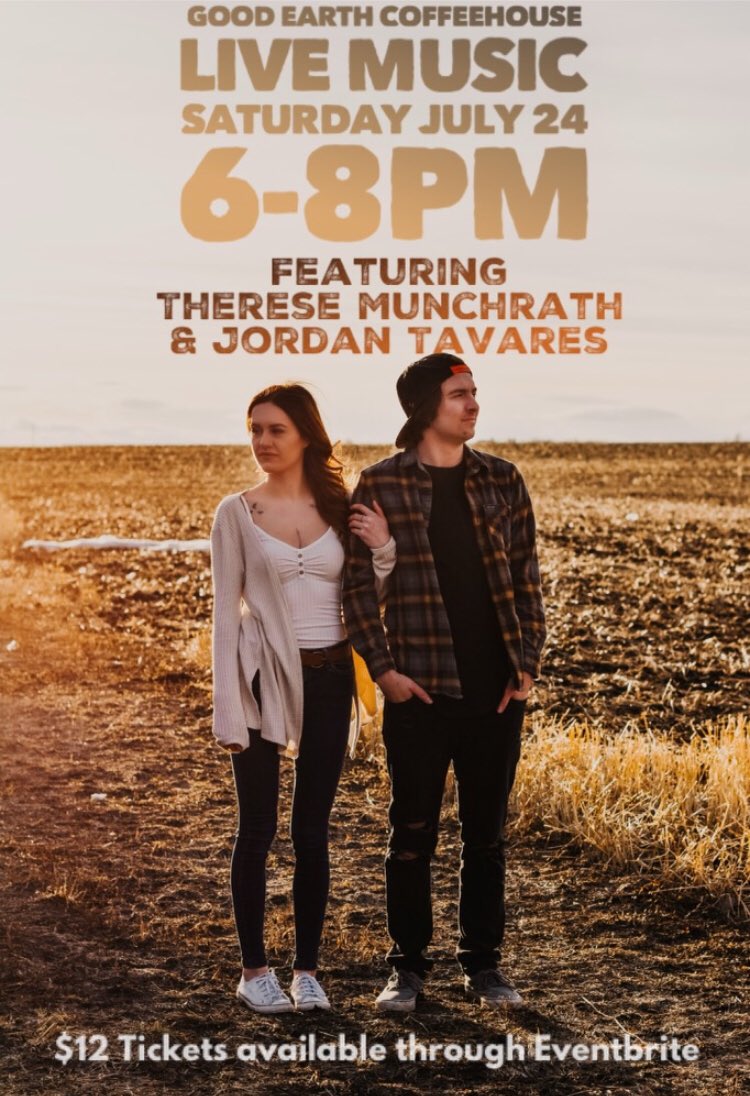 GoodEarthAirdre's tweet photo. Don’t forget to join us for our live music night tomorrow, July.24th and enjoy a hot &amp; delicious goodearth meal with a glass of wine or beer while you listen to our own  Therese Munchrath play from 6pm - 8pm! Tickets are $$12 and are available on eventbrite! Hope to see you there https://t.co/o2QTMYWbXA