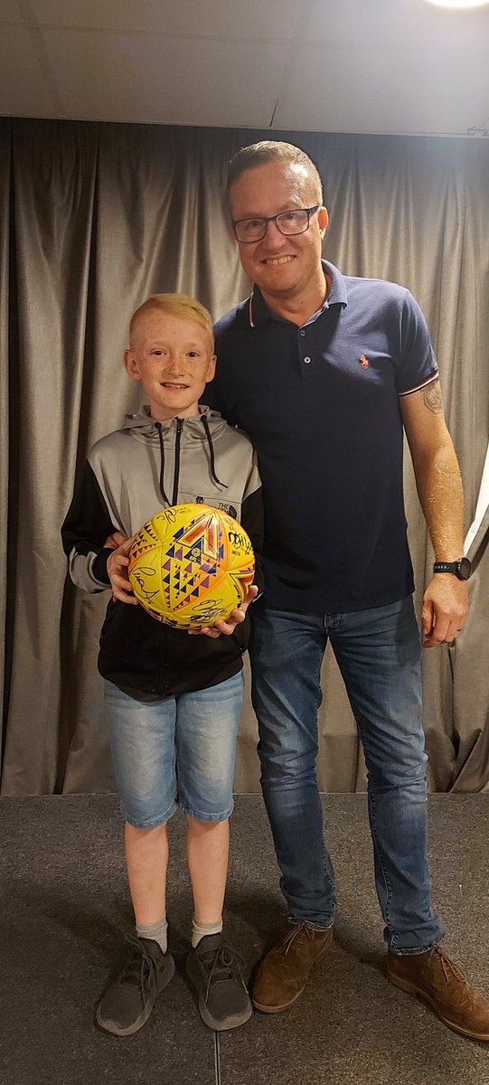 <a href="/NUFC/">Newcastle United</a> Thankyou so much for Tommy's signed football we live in Doncaster but he loves Newcastle and this has made his year.