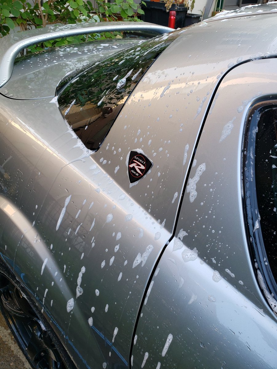 ゆきたゃん この間の熱中症が尾を引いてる今日この頃 でも洗車したい そうだ 早朝洗車すれば家の影になってるぞー っと始めたけど途中で愛犬起床 もう少し寝てれば良いのに 車はきれいにしておきたい 早朝洗車 熱中症の後遺症