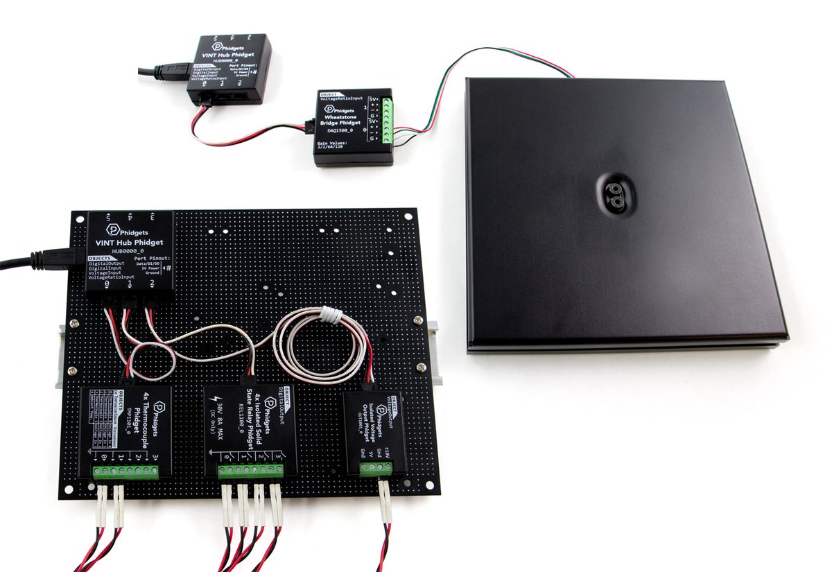 We have two new kits available: The KIT4006 provides a convenient way to organize your Phidgets on a DIN-mountable plate, and the KIT4007 makes it easy to build a scale that can be connected to a Phidget Bridge Interface.
phidgets.com/products.php?p…
phidgets.com/products.php?p…