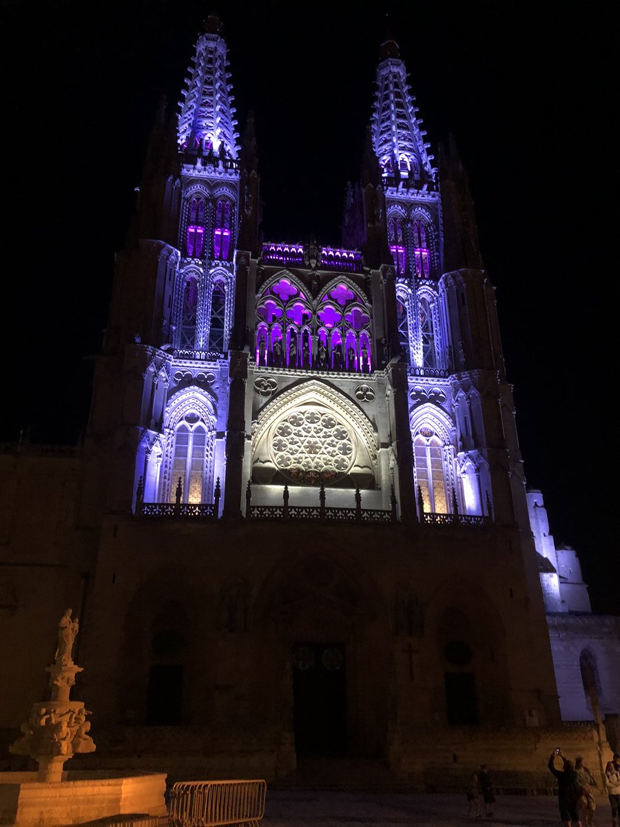 Bea_sda's tweet photo. Así tenemos hoy la Catedral al terminar la Ruta Nocturna. 
Veredicto de las personas que iban en el grupo: impresionante. https://t.co/ynSx4Nr0Nl