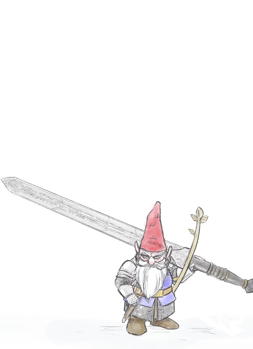 JesseJMoriarty's tweet photo. @SeveredSonsDnD Gnash Gnightfall is a Rune Knight! https://t.co/zTM9PvU2jU