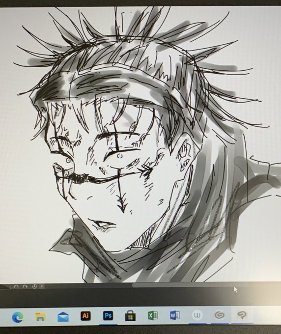 慣れない板タブで描いた子達 