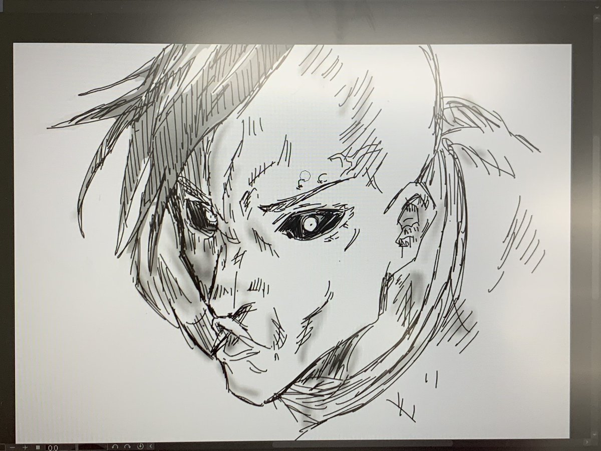 慣れない板タブで描いた子達 