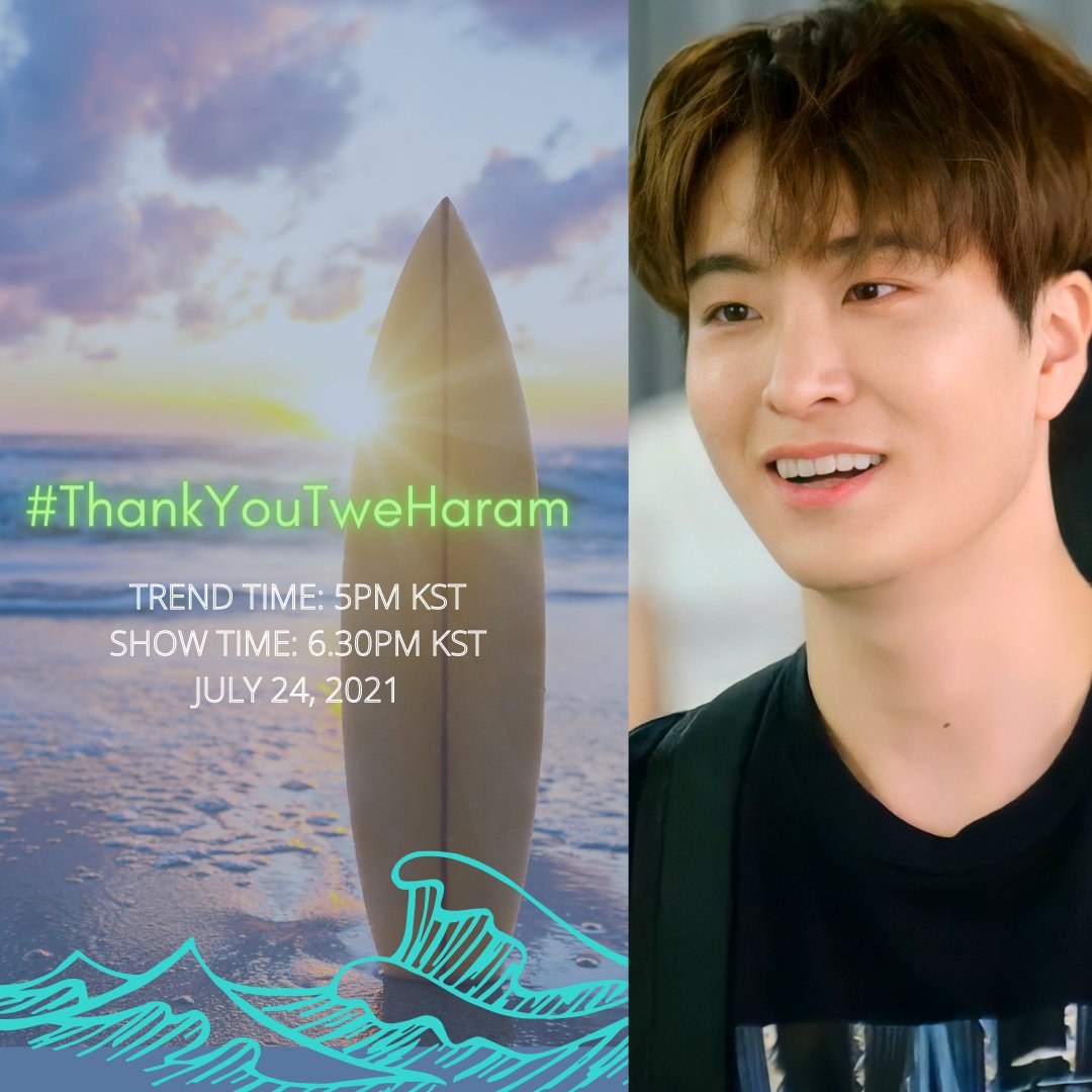 choiyoungjaeph's tweet photo. [Hashtag Trend]
Join us in trending the hashtag #.ThankYouTweHaram while we wait for Youngjae's last performance as one of the Harams of Midnight Sun.

Trending starts at 5PM KST. Show starts at 6.30PM KST 💚

@GOTYJ_Ars_Vita #GOT7 #Youngjae #갓세븐 #영재 https://t.co/GST9ccGrCP