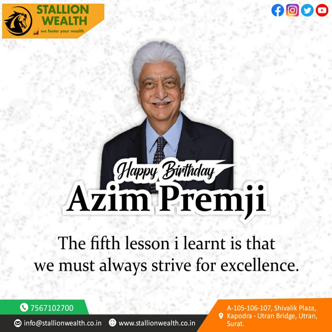 Happy Birthday Azim Premji (WIPRO)    