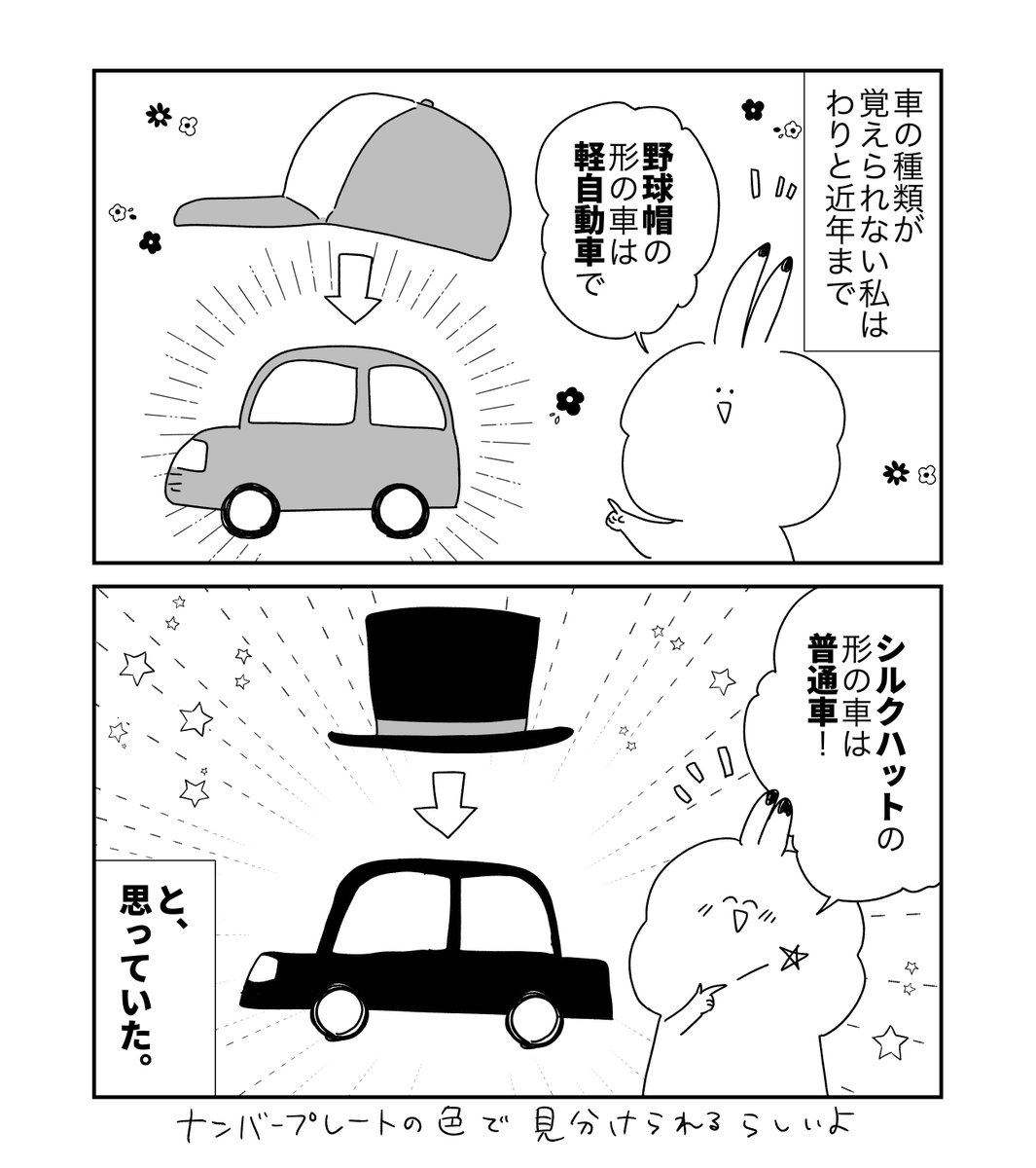 車の種類がわからない 