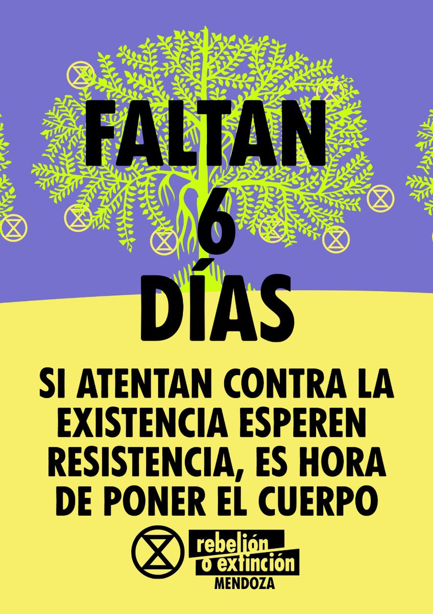 ExtincionO's tweet photo. ✊🏽ACCIÓN GLOBAL DE SOLIDARIDAD INTERNACIONAL CONTRA EL FRACKING‼️
🗓El viernes 30/7 a las 16hs.
📌Nos concentramos En el KM 0 de la Ciudad de Mendoza.
#mendozalibredefracking
#Argentinasinfracking
#frackingesmuerte https://t.co/SzYmi842Yg