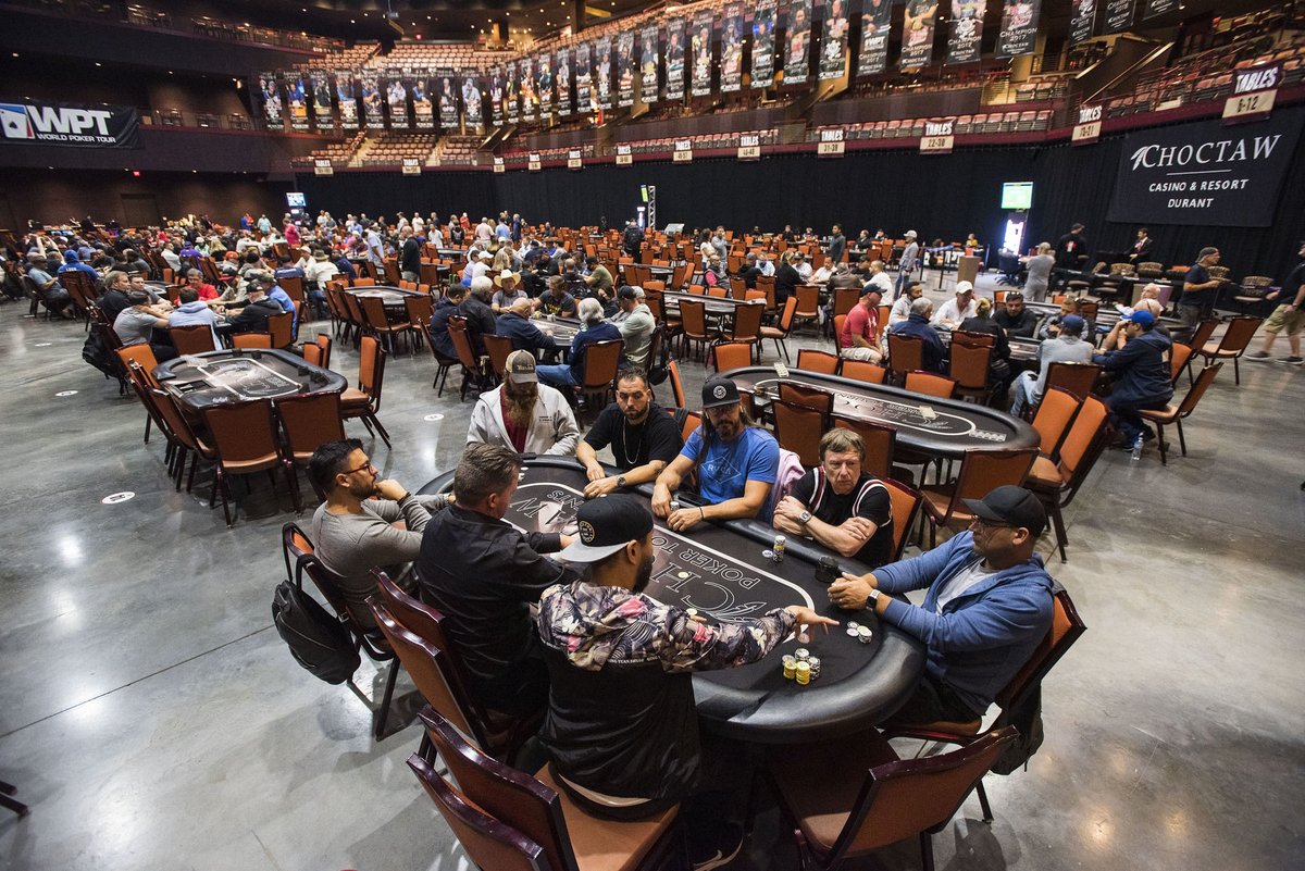 WPT's tweet photo. #WPTChoctaw Day 1A reg closes with 362 entries 🙌

Players are encouraged to register in advance of Day 1B at @ChoctawDurant before play starts at 12:00 pm CT #TheCupAwaits

🪶https://t.co/hI2vULDPgC https://t.co/6KSmWkrjVP