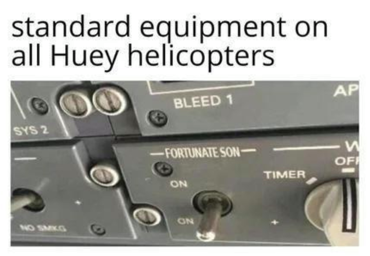 CAF1957's tweet photo. If you're a fan of movies about Vietnam, you'll get it. π
#FridayFunnies #CAF1957 #Aviation #AvGeek #AvHumor #FortunateSon https://t.co/j79jYBQmrs