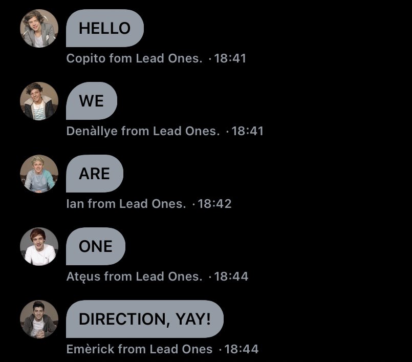 besosdealma's tweet image. Happy anniversary from Lead Ones!
#11YearsOfOneDirection