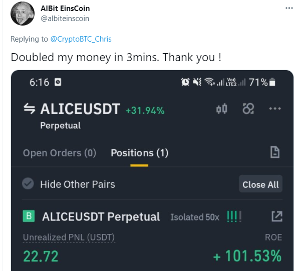 CryptoBTC_Chris's tweet photo. #LifeChangingMoneyIsBetterWithFriends https://t.co/HvFW2smcGU