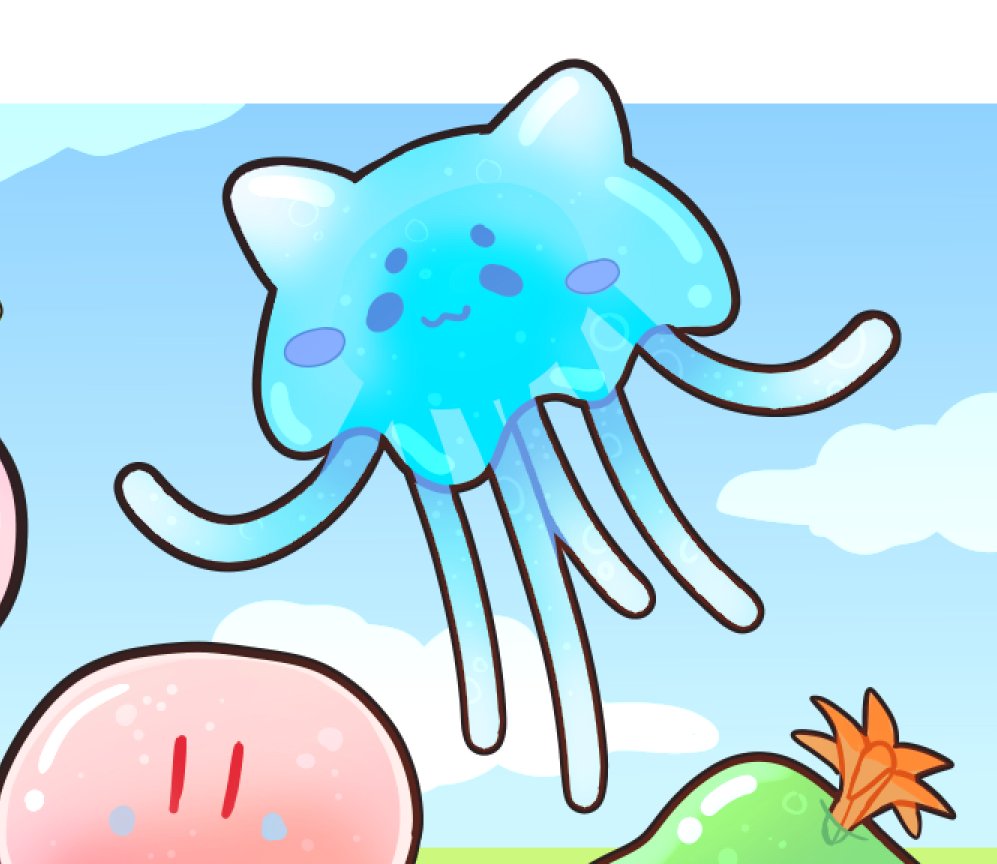bungbungbungle's tweet photo. AF mass attack for @alleesaurus jelly cat slime!, including 21 different slimes from other AF participants!
Lots of slimy pals enjoying a good day out!

#artfight #artfight2021 #artfightteamsteampunk #slime https://t.co/w8kPwNVMLi