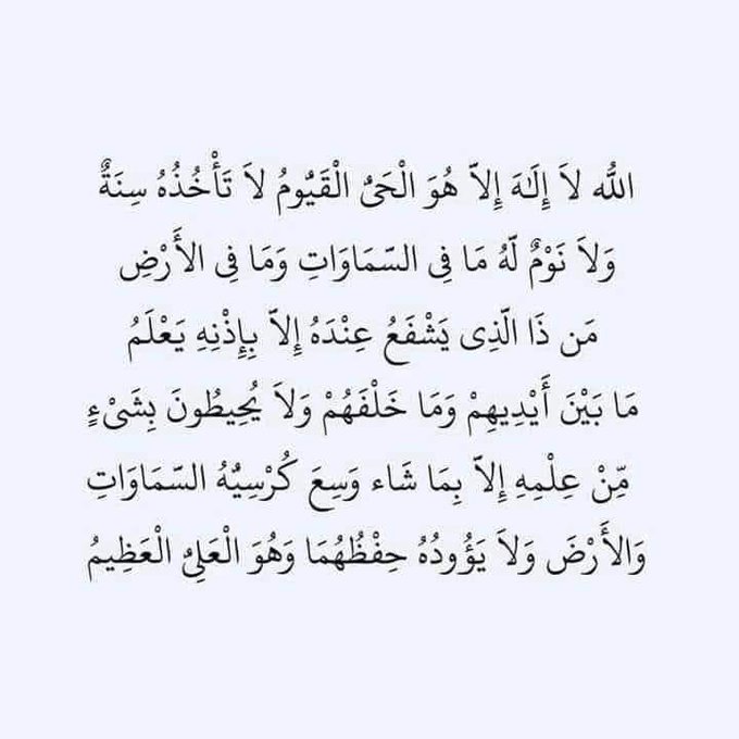 أية الكرسي رتويت وخليها علي بروفايلك لعلها تشفع لنا..❤️