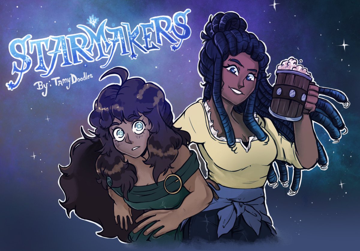Endermara2's tweet photo. @Crewdigo One of my project, Starmakers, I’d like to start on potentially a pilot or webcomic depending on how the process goes. I’m currently working on this mostly alone with 1-2 friends who volunteered for minor things! I’ve done a practice storyboard for a scraped scene on YT! https://t.co/aR2Ujht0Bs