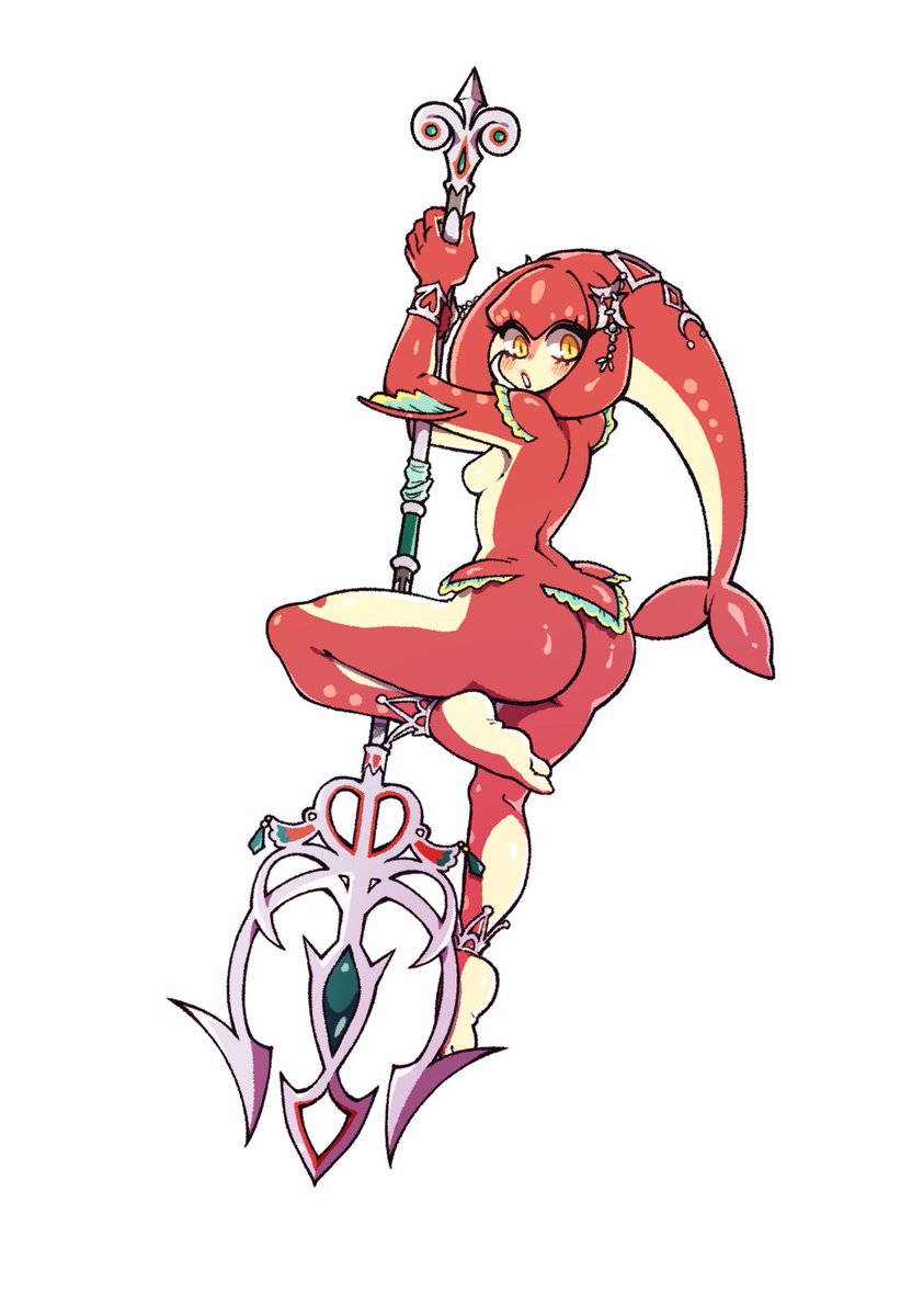 Betas_Inferno's tweet photo. Mipha fanart (2020) https://t.co/nIBABfF2JY