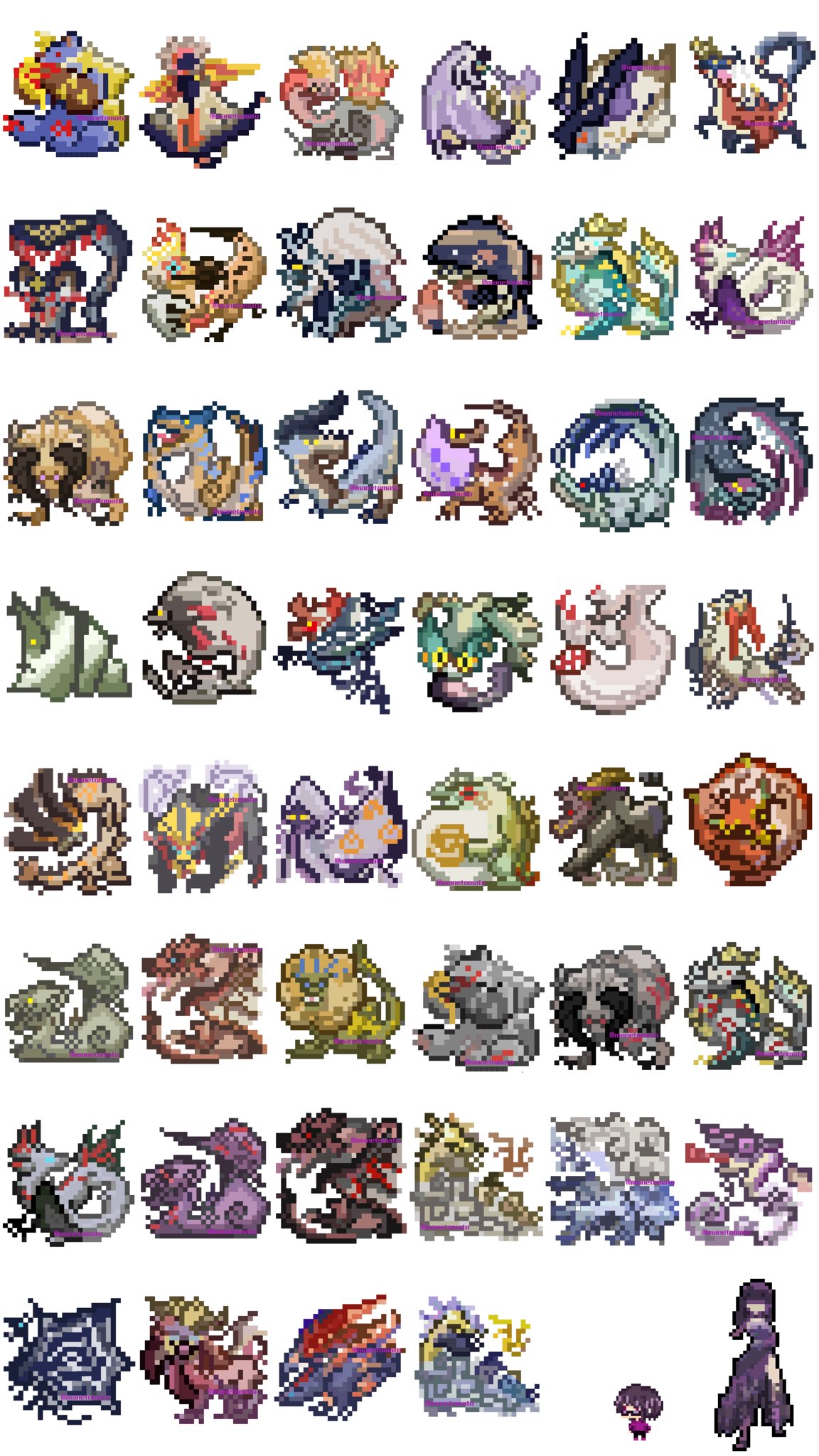 アカウント停止 Riseの大型モンスター完成 イラスト ドット絵 モンハン モンハンイラスト Mhrise モンハンライズ モンハンストーリーズ2 イラスト好きな人と繋がりたい T Co Vh03xp3qmx Twitter