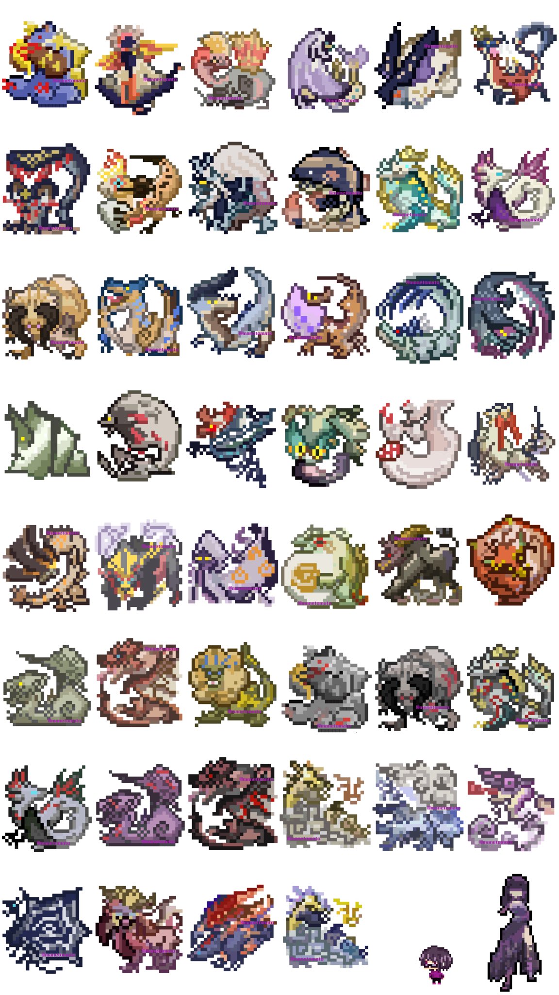 別垢で活動してます Riseの大型モンスター完成 イラスト ドット絵 モンハン モンハンイラスト Mhrise モンハンライズ モンハンストーリーズ2 イラスト好きな人と繋がりたい T Co Vh03xp3qmx Twitter