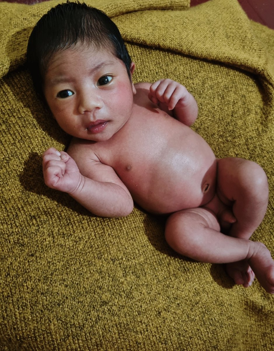 nixxbright's tweet photo. My love at first sight, literally. 🥰🥰 Meet our son - Lucas Nathaniel. 💙 https://t.co/9ga5p42Uxy