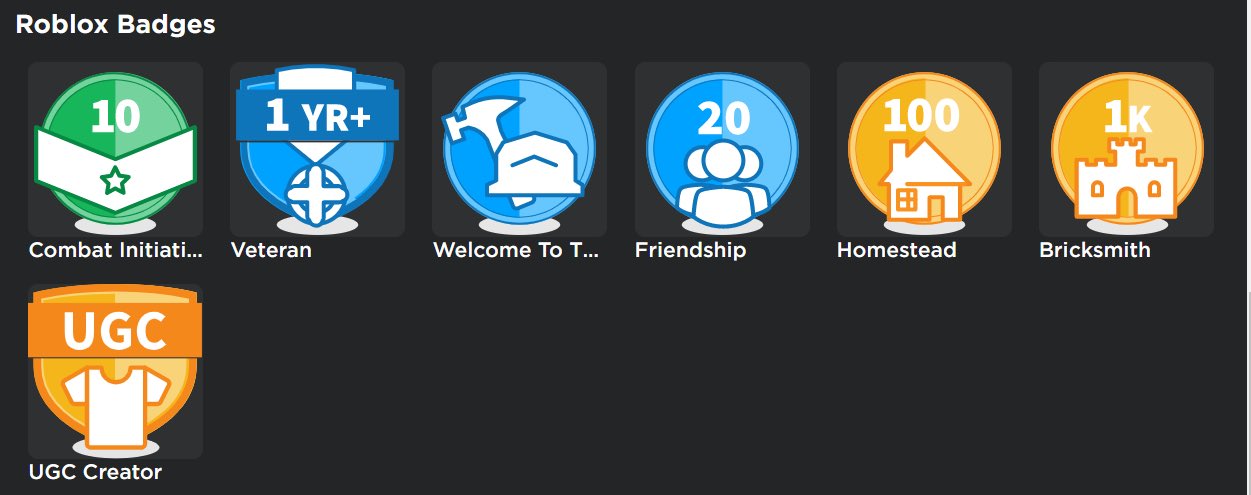 Badges  Documentation - Roblox Creator Hub