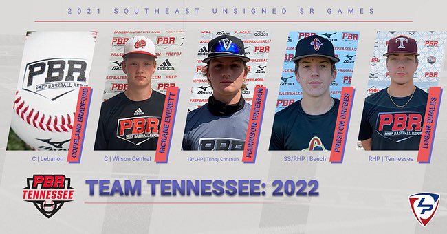 🤝Meet The Squad🤝

Introducing #TeamTennessee for the ‘21 #SEUnsignedSrGames‼️

These 1️⃣8️⃣ uncommitted ‘22 prospects will compete at <a href="/LakePointSports/">LakePoint Sports</a> on 7/27. “One-stop-shop” to see the top available Sr. talent from the Southeast.  

ROSTERS + SCHEDULE: prepbaseballreport.com/event/TN/2021-…
