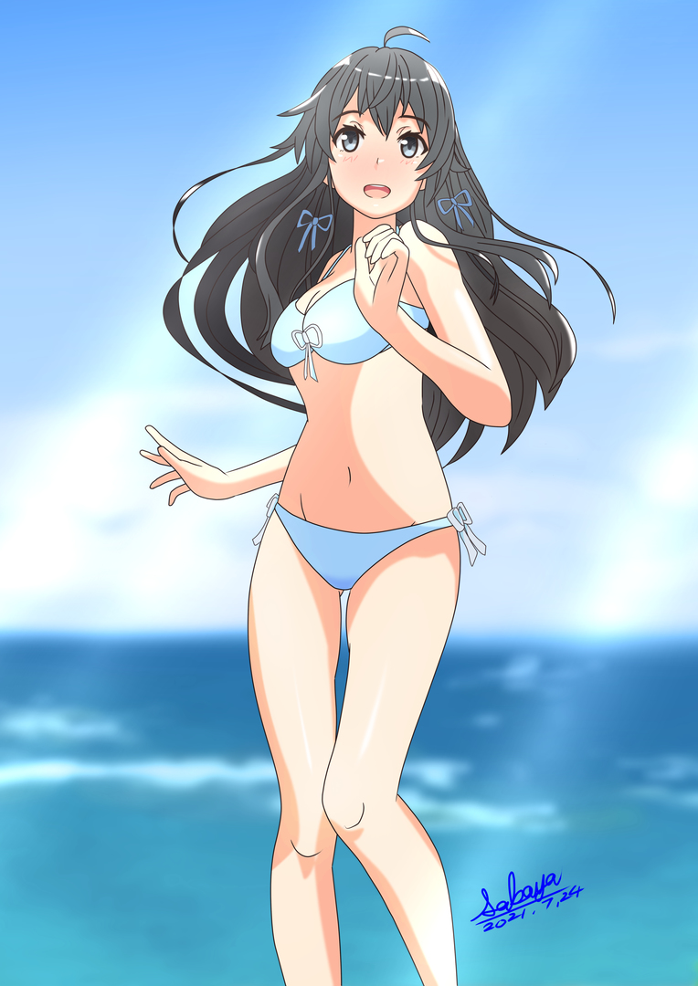 雪ノ下雪乃」夏休み #やはり俺の青春ラブコメはまちがっている。 #俺