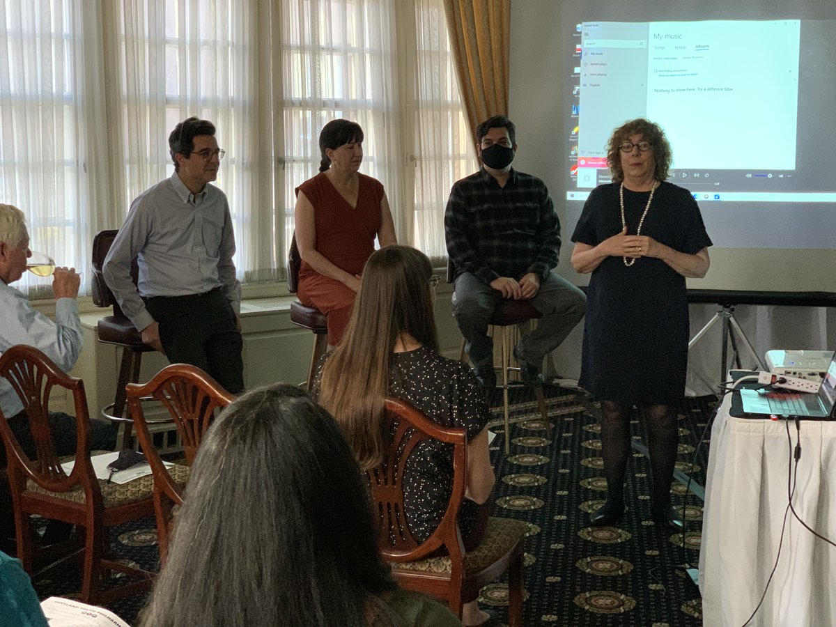 pdxyouthphil's tweet photo. #FlashbackFriday to June 25, 2021, when we held our first in-person event in over a year @UClubPDX! 

Thanks to Giancarlo Castro D’Addona, @cellonancy, and @davidhattner for hosting this session of 'Conversations with the Conductor.' #pdxnow https://t.co/m5JetXQGBA