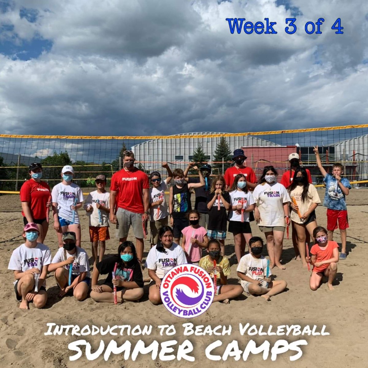Another amazing week of Fusion Introduction to Beach Volleyball camps have come to an end.  Next week will see yet another group of athletes serving,  passing, setting and spiking on the sand courts.

#OttawaFusionVolleyballClub
#FusionCOMPETE 
#FusionFamily💜