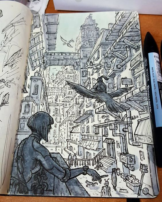 NewMiamiComics's tweet photo. Perspective drawing is more than an art...its a science. https://t.co/pEx20zGGbO