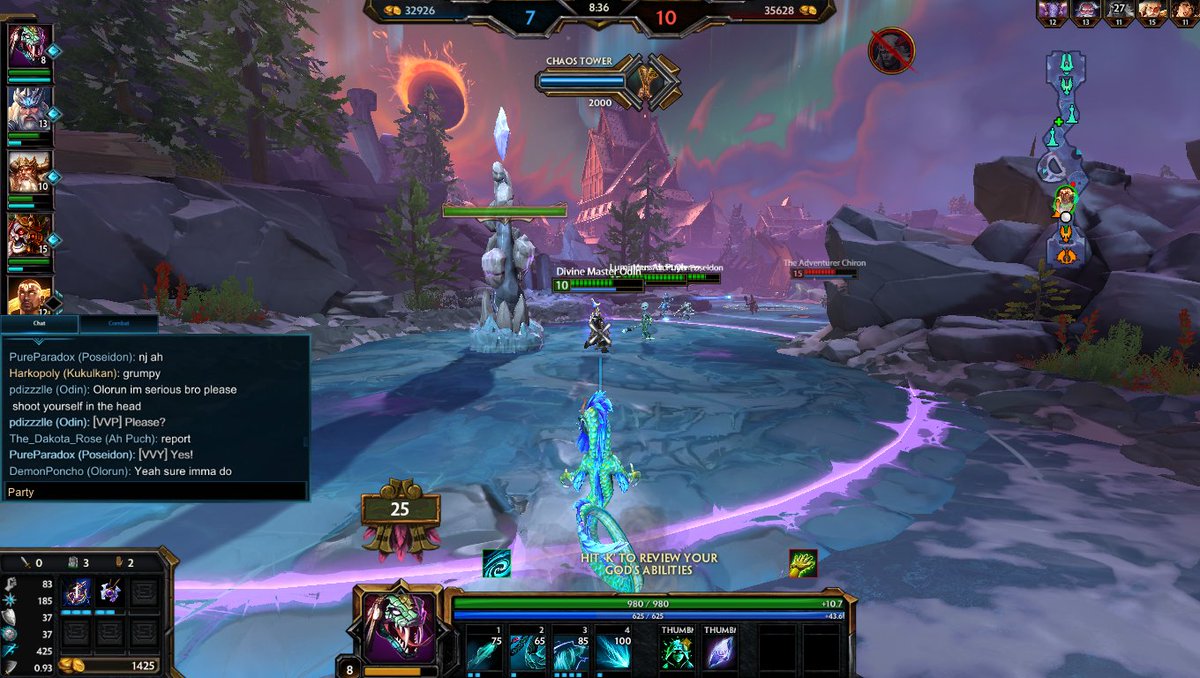 HarknessRises's tweet photo. @HiRezStudios @SMITEGame This player "pdizzzlle" is telling us to kill ourselves because we rerolled a Cthulu. Please lay Justice upon him. This game doesn't need players like him. https://t.co/UvMAb1yiGB