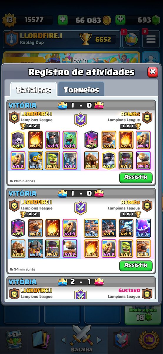 Como se não bastasse, para nossa infelicidade o @Miniminter_CR perdeu o segundo set, e peguei a responsabilidade de classificar meu time. Depois de mt discussão, começamos o set final, venci por 2x0 e me consagrei com 100% de win rate, QUE DIIA!!!!!!