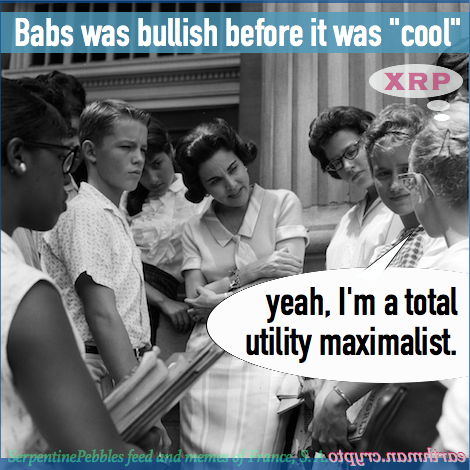 CryptoEarthman's tweet photo. a meme paraphrasing @X__Anderson #utilitymaximalist #XRP #QNT #XLM #XDC #XLM https://t.co/7bpPCTIprr