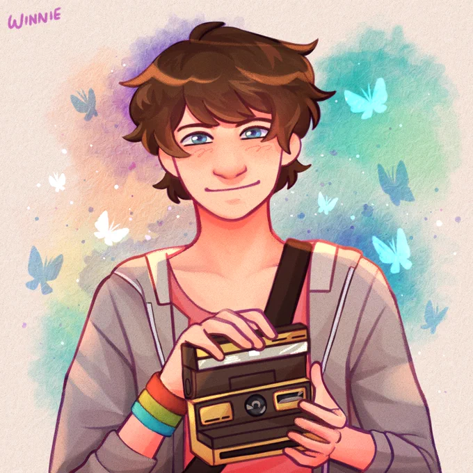 Drawing Tubbo as Max and Chloe! 
 [#tubbofanart #tubbo #LifeisStrange ] 