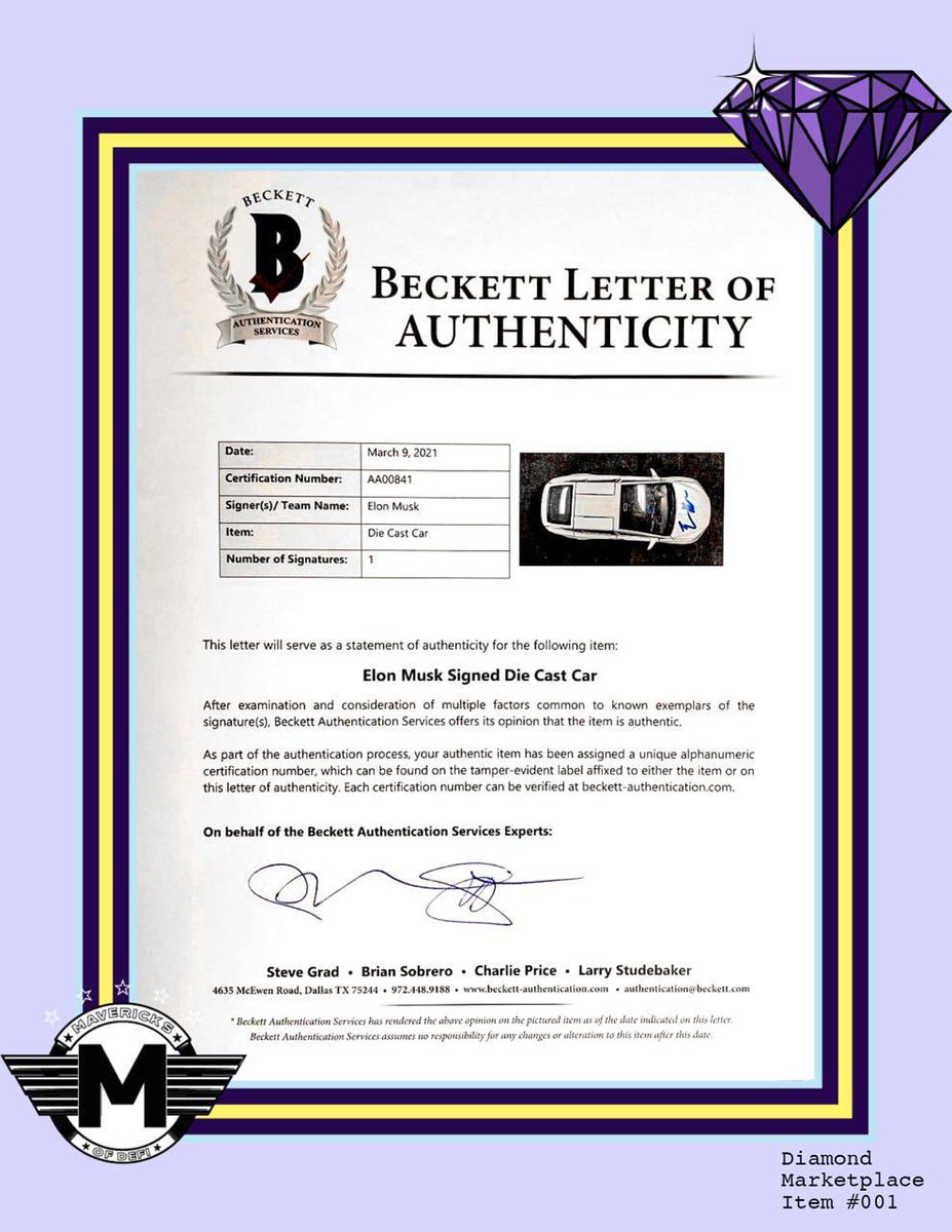 Hey <a href="/elonmusk/">Elon Musk</a>, pumped to release everything going on with the @HodlTokenETH marketplace. People are going to love this 💎. Thanks for helping us kick off The Diamond of DeFi marketplace with some very rare items 😉