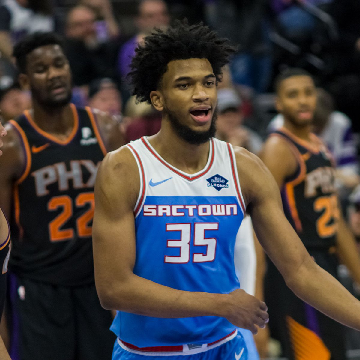 drewgilstrap's tweet photo. @esidery Try to trade for Bagley. Bring Marvin home! https://t.co/CozVcPSoAd