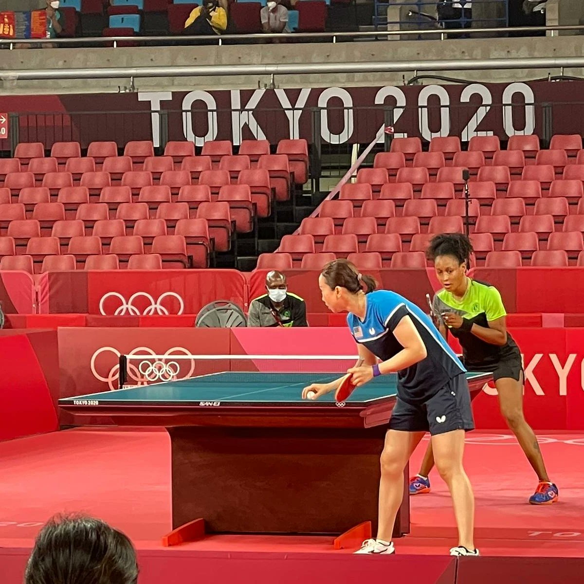 Usa Table Tennis Liu Juan Opens Usa Table Tennis Efforts In 2020 Tokyo Olympics With 4 1 Win Over Olufunke Oshonaike Of Nigeria