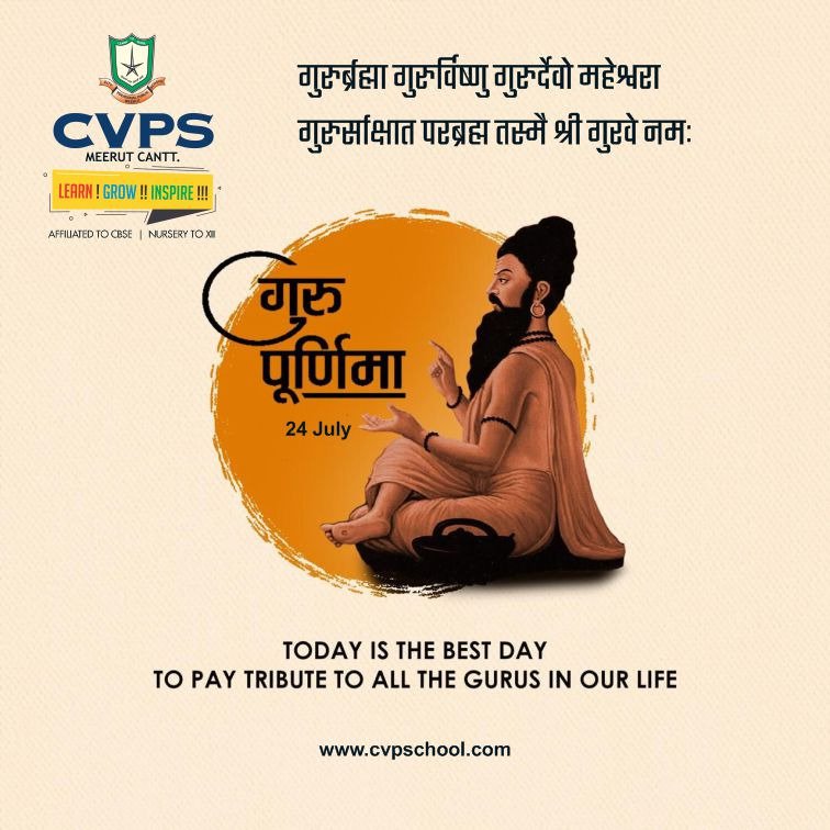 CvpsMeerut's tweet photo. #Guru is the dispeller of darkness...
Wishes on #Gurupurnima 
@BjpSarojini @DrOPAgarwal3 @EduMinOfIndia @narendramodi @myogiadityanath https://t.co/zHL1ksLBkg
