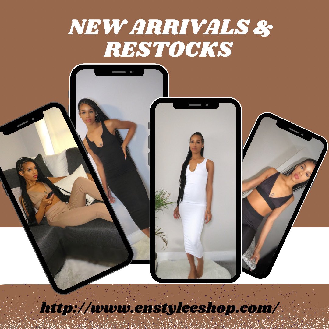en_stylee's tweet photo. New arrivals and restocks on the site now ✨Go check out our affordable prices on our stylish pieces 😍 

#phillyboutique #trendypieces #philly  #shopwithus #smallbuisness #boutiqueshopping #womenfashion #explore #shopsmallbuisness #outfitideas #boutique #fashion https://t.co/16BQe2KFbF