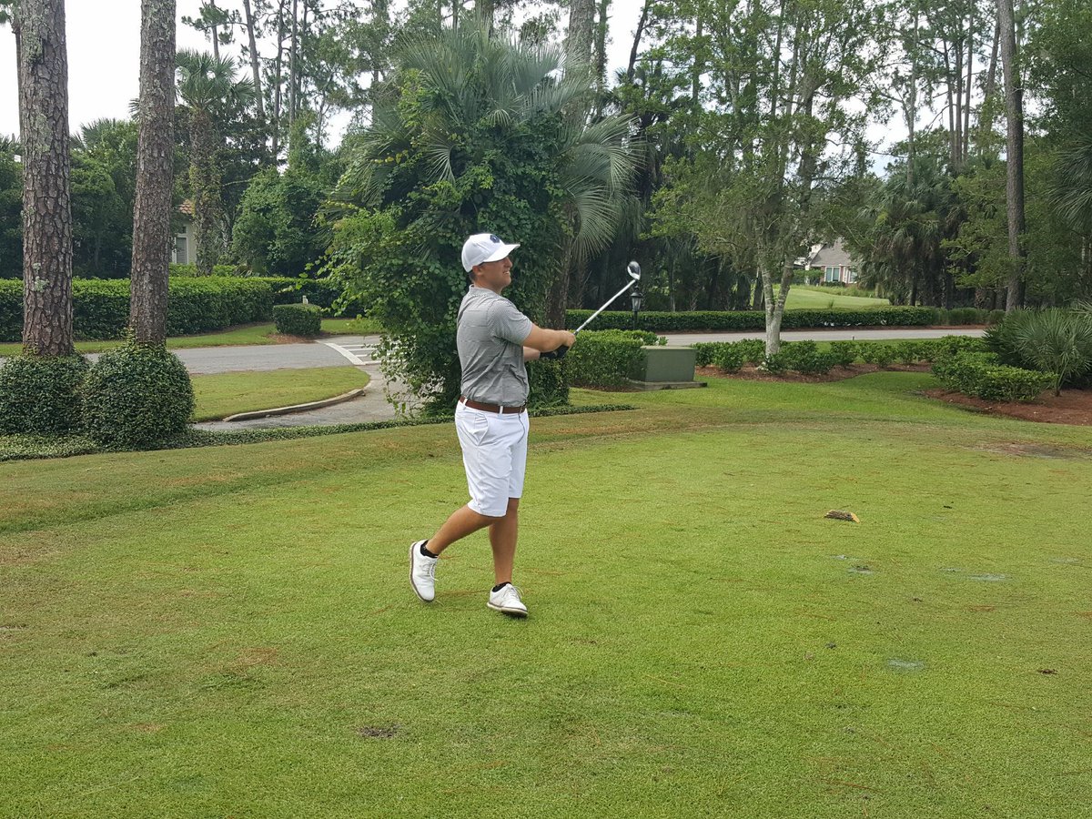 JAGAgolf's tweet photo. Mike Smith enters the final round of the Jax Amateur with a one shot lead and a ton of firepower trying to chase him down! https://t.co/DIfQHMzXiR